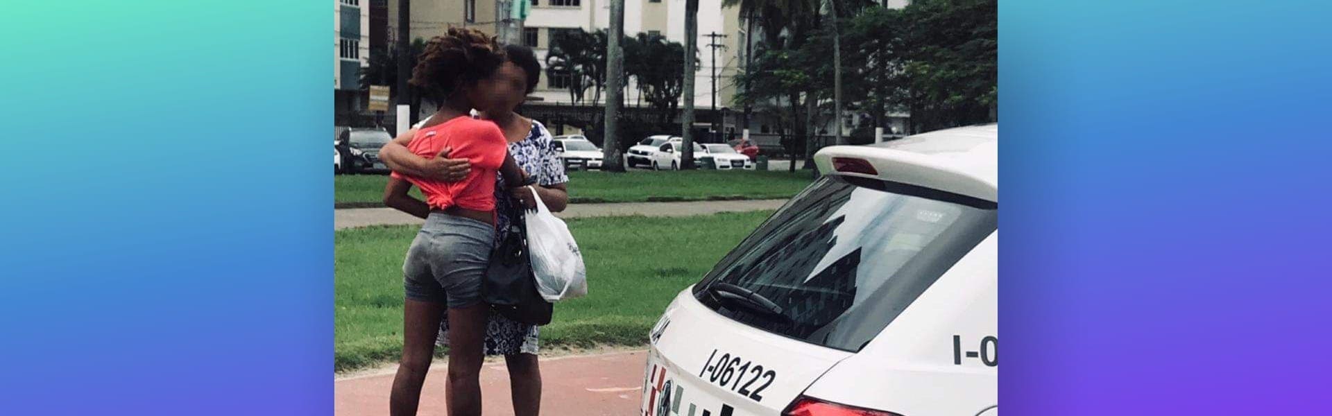 Policiais Militares Ajudam M E E Filha A Se Reencontrarem Adriana